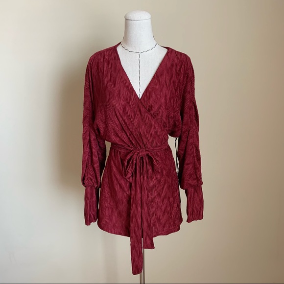 House of Harlow Revolve Nona Wrap Top XXS - Picture 4 of 13